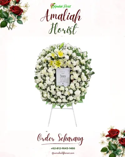 Krans Bunga Duka Cita di Mangkubumi